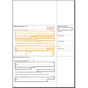 100 sigel Bankformulare ZV570 SEPA-Überweisung/Zahlschein ...