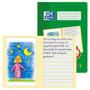 1 Oxford Geschichtenheft Lineatur 2g Blanko Rand Rundum Gunstig Online Kaufen Office Discount Din a4 lineatur 3g, geeignet ab der 3.